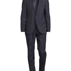 Kostym academy one pleat china blue