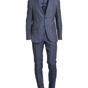 Kostym linnen classic blue